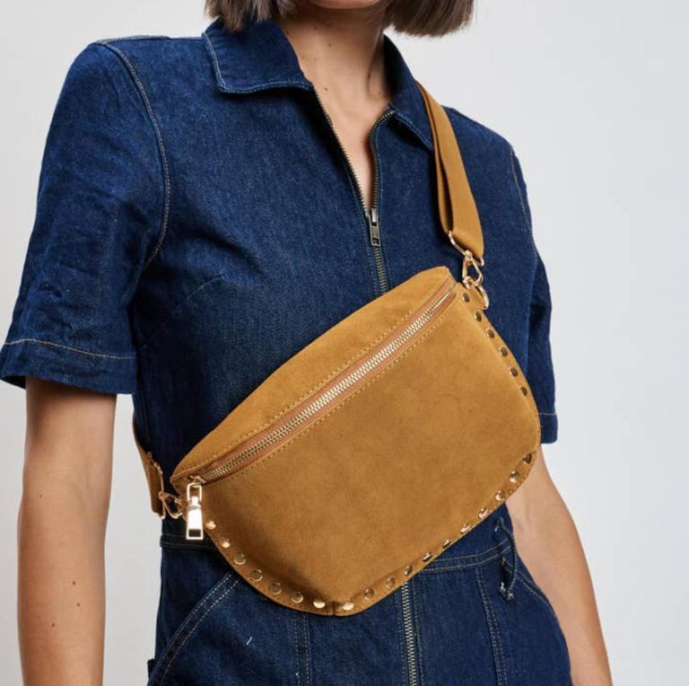 MODA LUXE GIZELLE SUEDE BELT BAG
