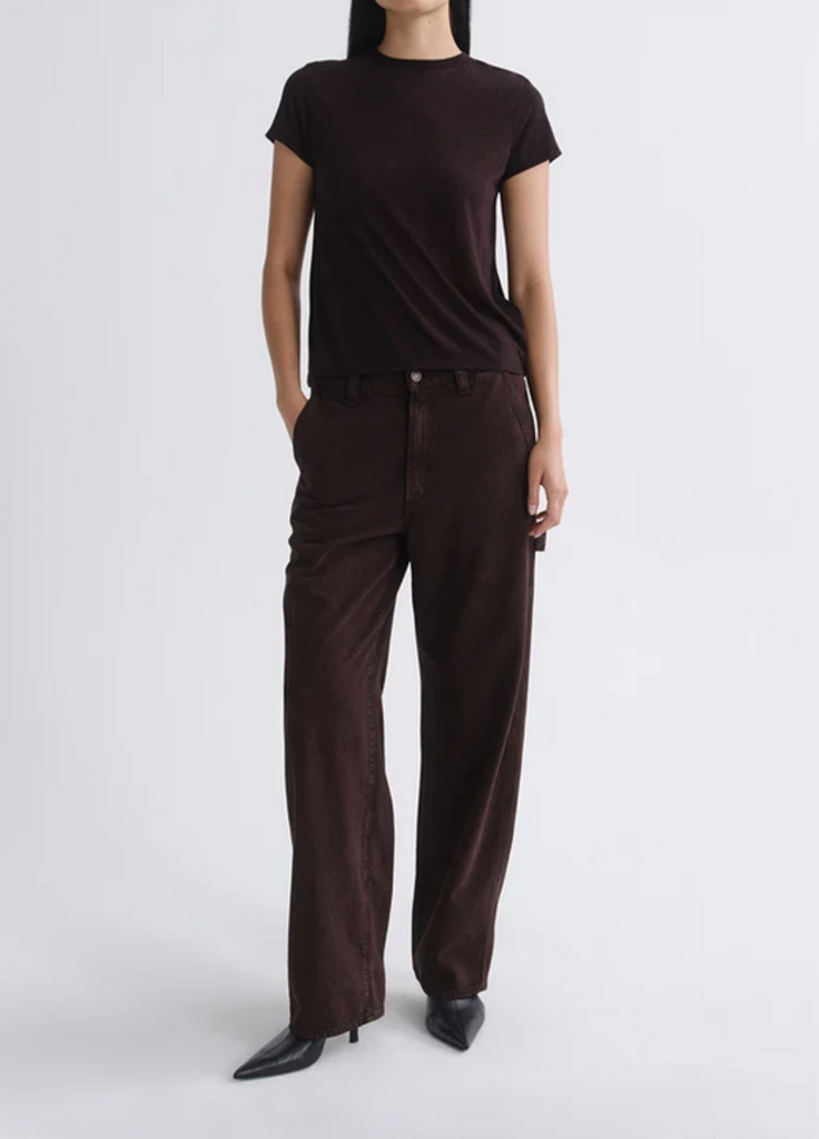 AGOLDE LONG LINE ADINE TEE