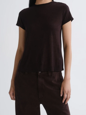 AGOLDE LONG LINE ADINE TEE