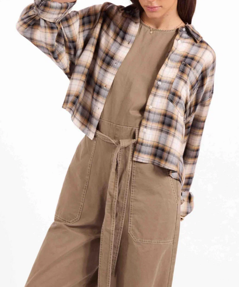 SAGE THE LABEL CAMBRIDGE PLAID SHIRT