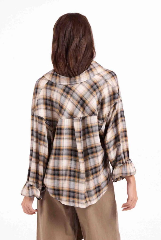SAGE THE LABEL CAMBRIDGE PLAID SHIRT