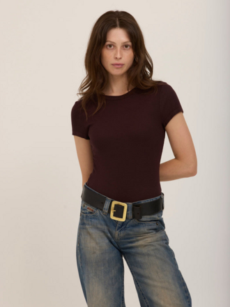PROJECT SOCIAL T GRIFFITH RIB BABY TEE