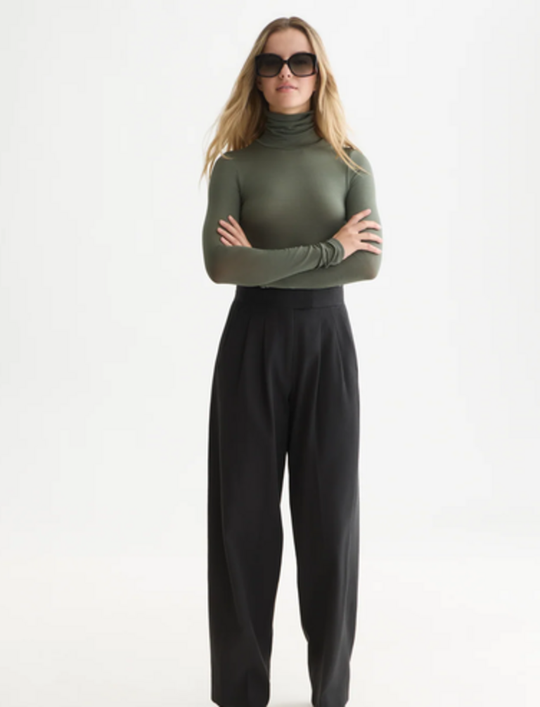 SCOTCH & SODA ROLL UP NECK LS T-SHIRT