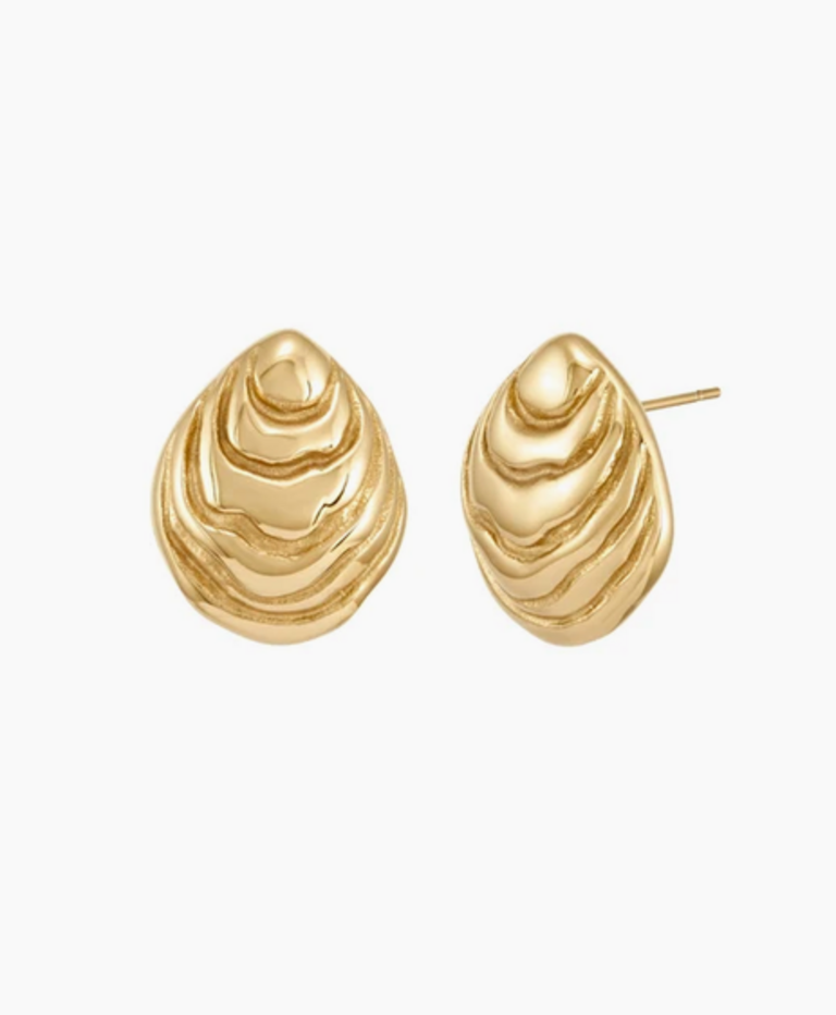 TWENTY COMPASS OYSTER EARRINGS