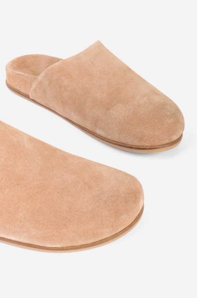 INTENTIONALLY BLANK AGATHA BRUSHED SUEDE SLIP ON MULE