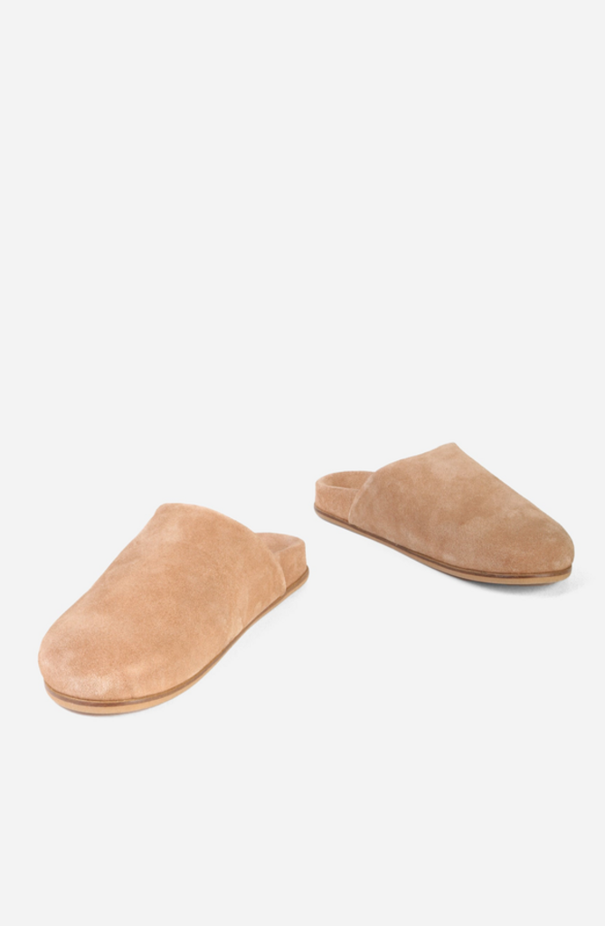 INTENTIONALLY BLANK AGATHA BRUSHED SUEDE SLIP ON MULE