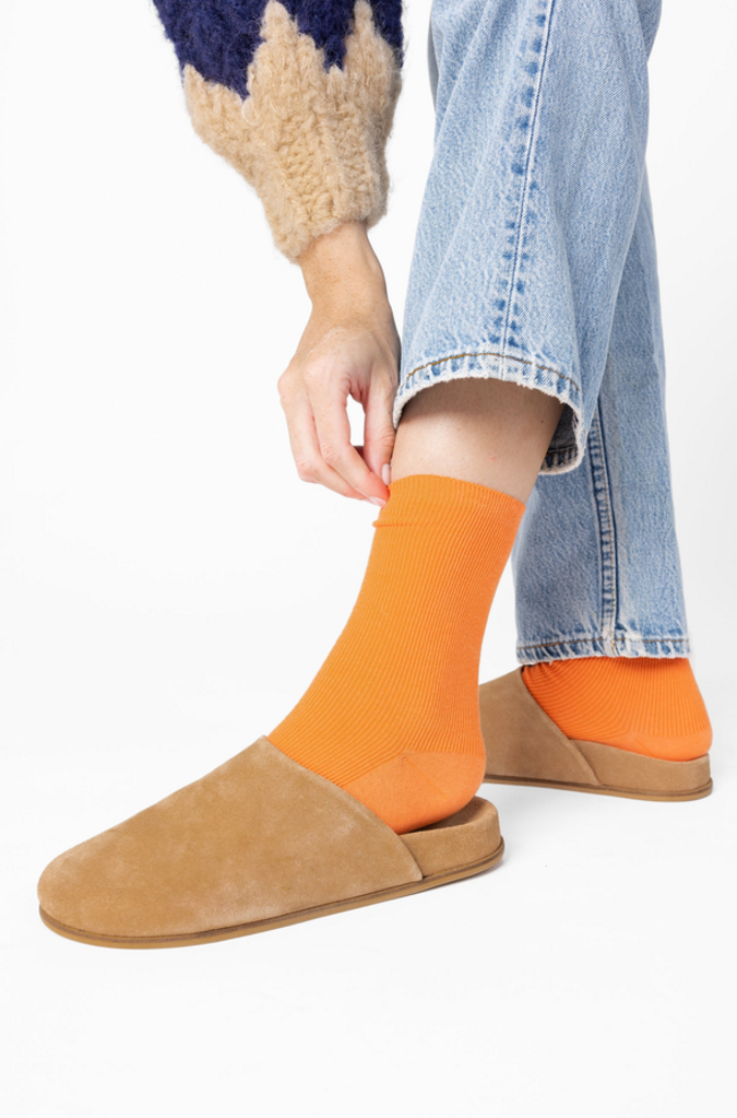 INTENTIONALLY BLANK AGATHA BRUSHED SUEDE SLIP ON MULE