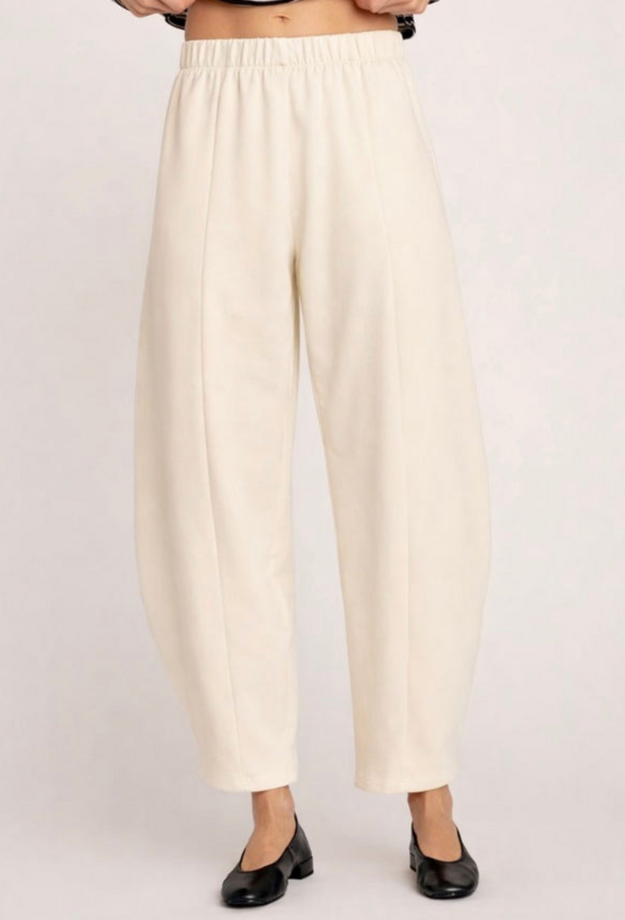 SUNDAY RITUAL WILLOW FLEECE BARREL PANT