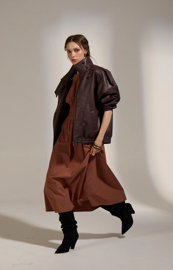 DELUC MISTI VEGAN LEATHER JACKET