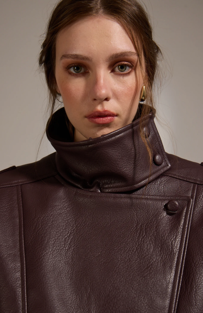 DELUC MISTI VEGAN LEATHER JACKET