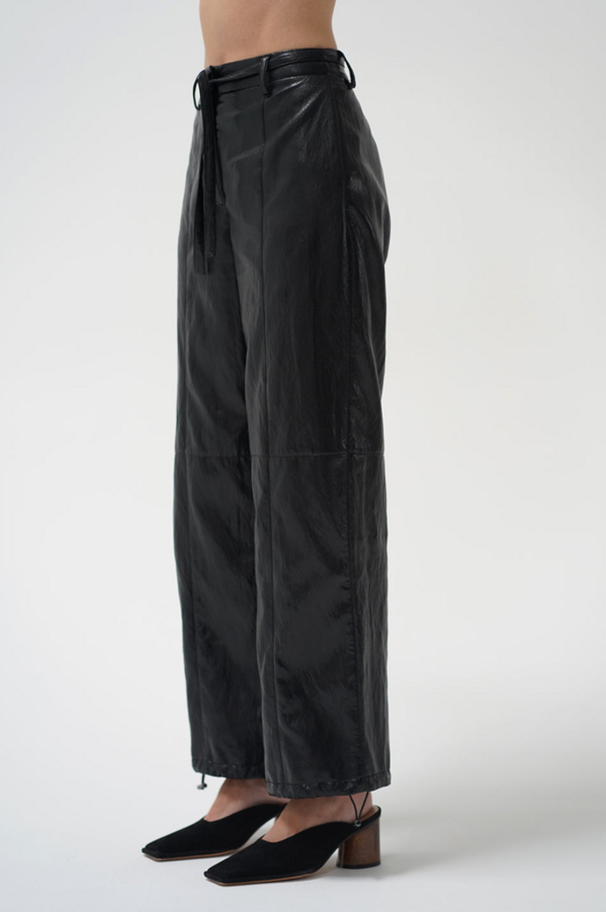 LNA BRIXTON FAUX LEATHER PANT