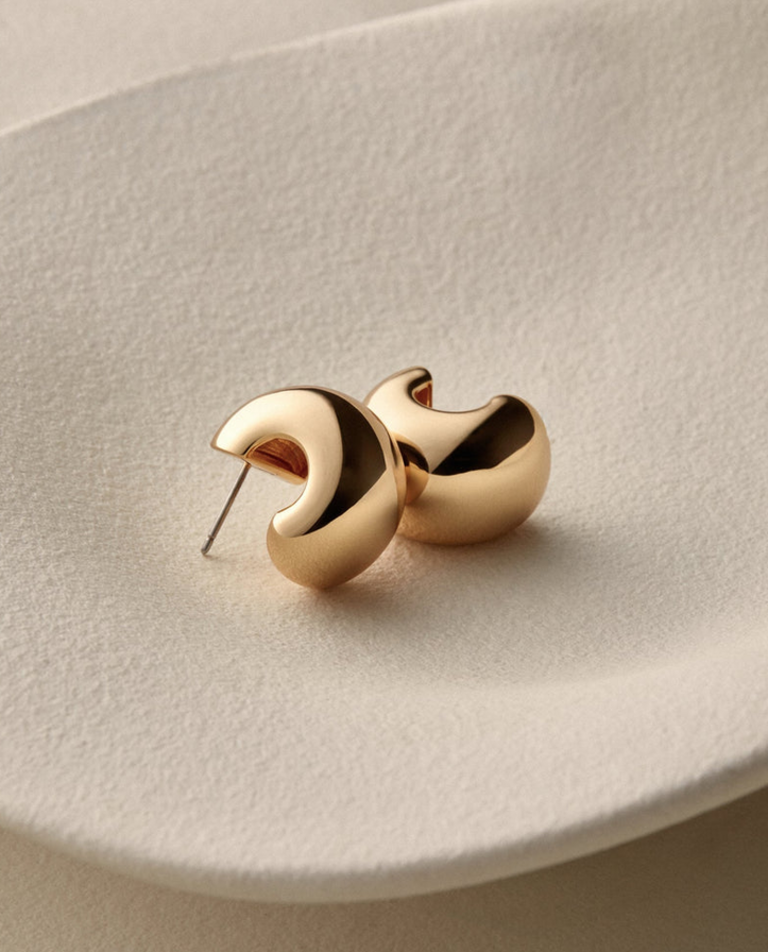 JENNYBIRD SMALL GEMMA HOOPS