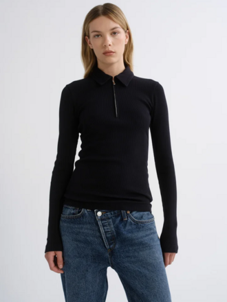 AGOLDE AMICA ZIP POLO