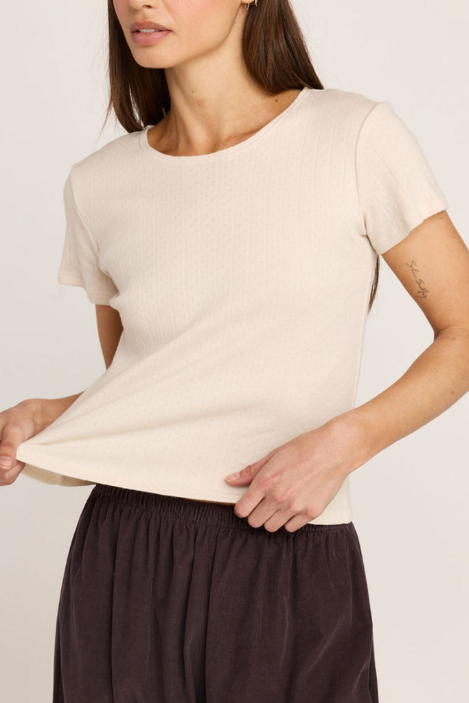 SUNDAY RITUAL ELISE POINTELLE TEE