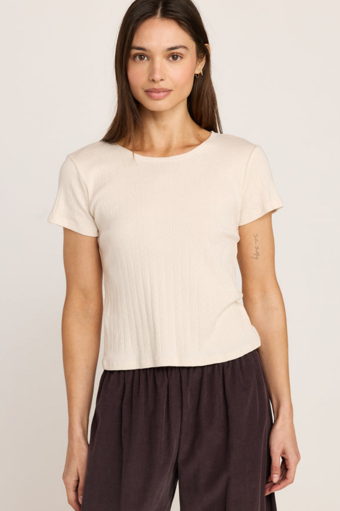 SUNDAY RITUAL ELISE POINTELLE TEE