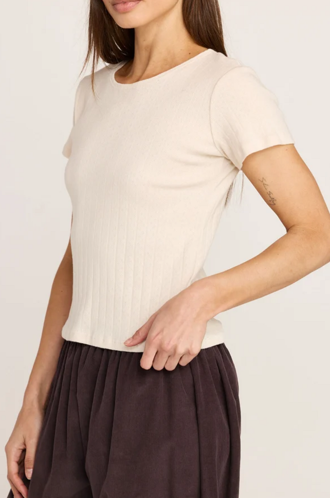 SUNDAY RITUAL ELISE POINTELLE TEE
