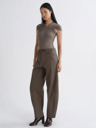 AGOLDE LUNA TROUSER IN STRUCTURED TWILL