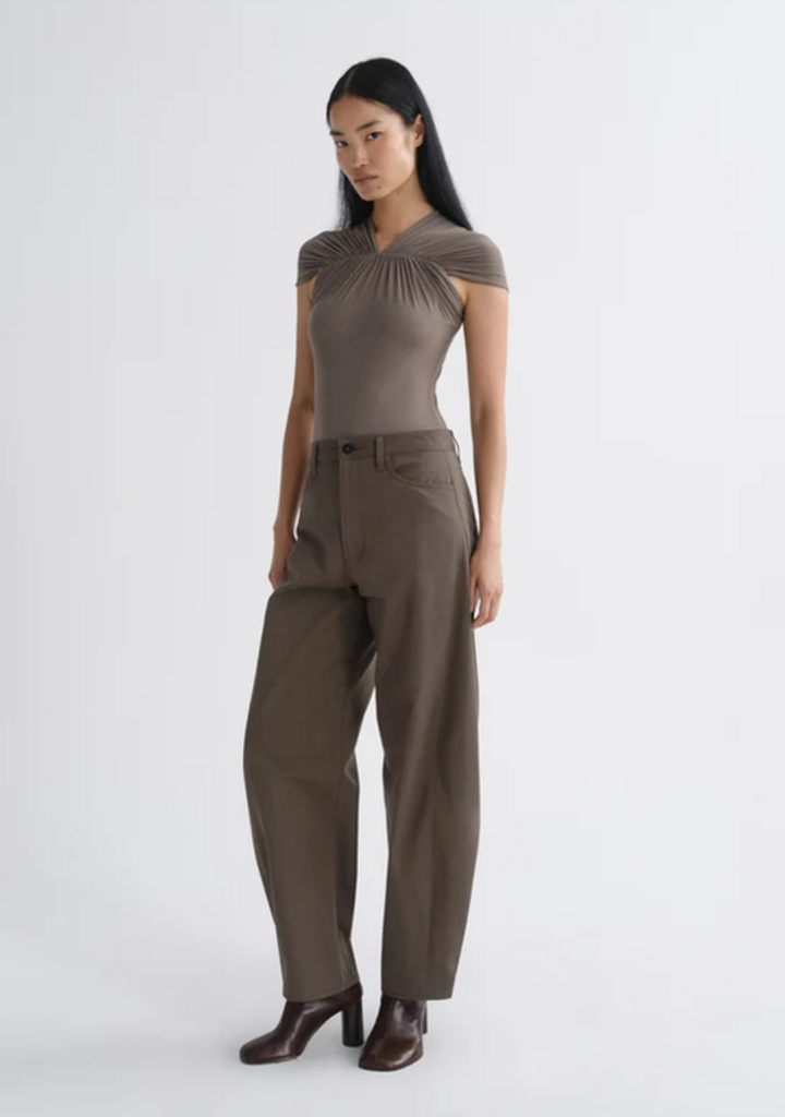AGOLDE LUNA TROUSER IN STRUCTURED TWILL