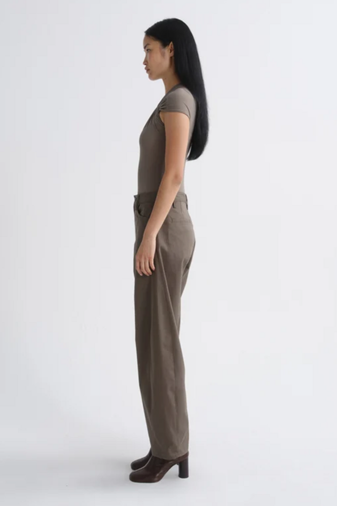 AGOLDE LUNA TROUSER IN STRUCTURED TWILL
