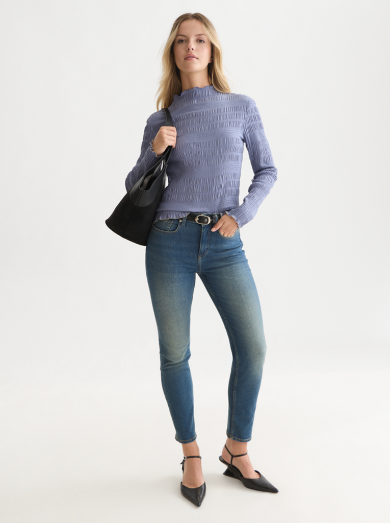 SCOTCH & SODA SMOCKED LS TOP