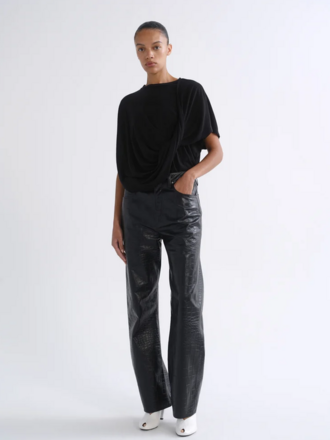 AGOLDE VERICA JEAN IN CROC
