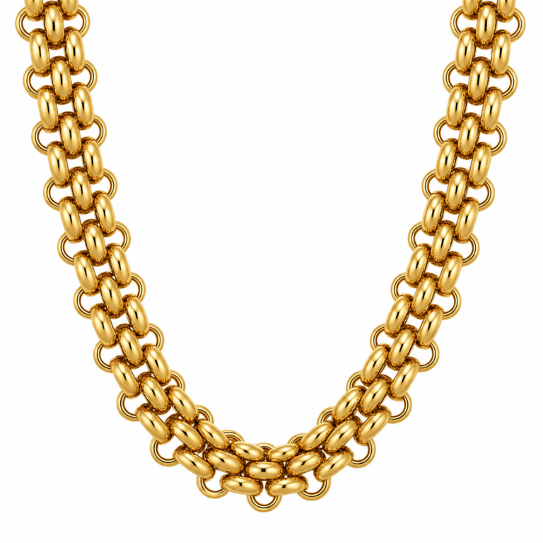 ELLIE VAIL ROSALINDA CHUNKY CHAIN TOGGLE NECKLACE