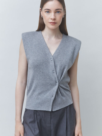 SUNCOO GILEM SWEATER  VEST