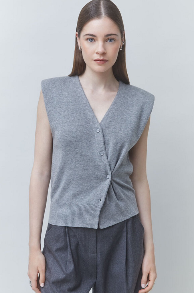 SUNCOO GILEM SWEATER  VEST