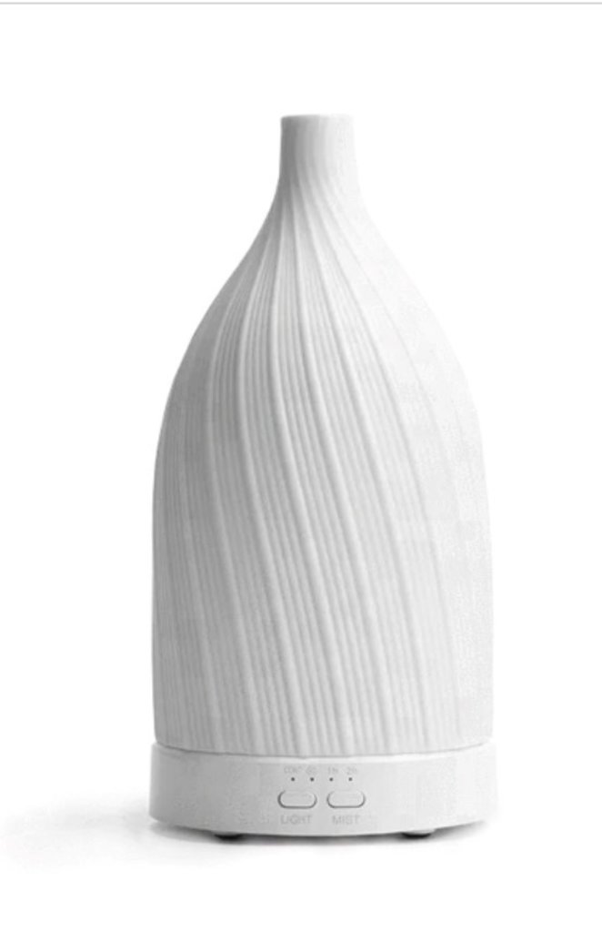 Fern & Petal White Ceramic Diffuser