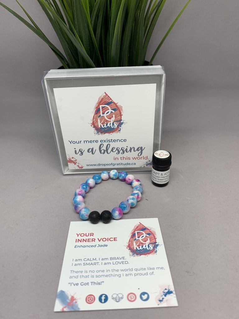 drops of gratitude Drops of Gratitude Children’s Calm Bracelets - Ages 6 to 9 yrs. of age