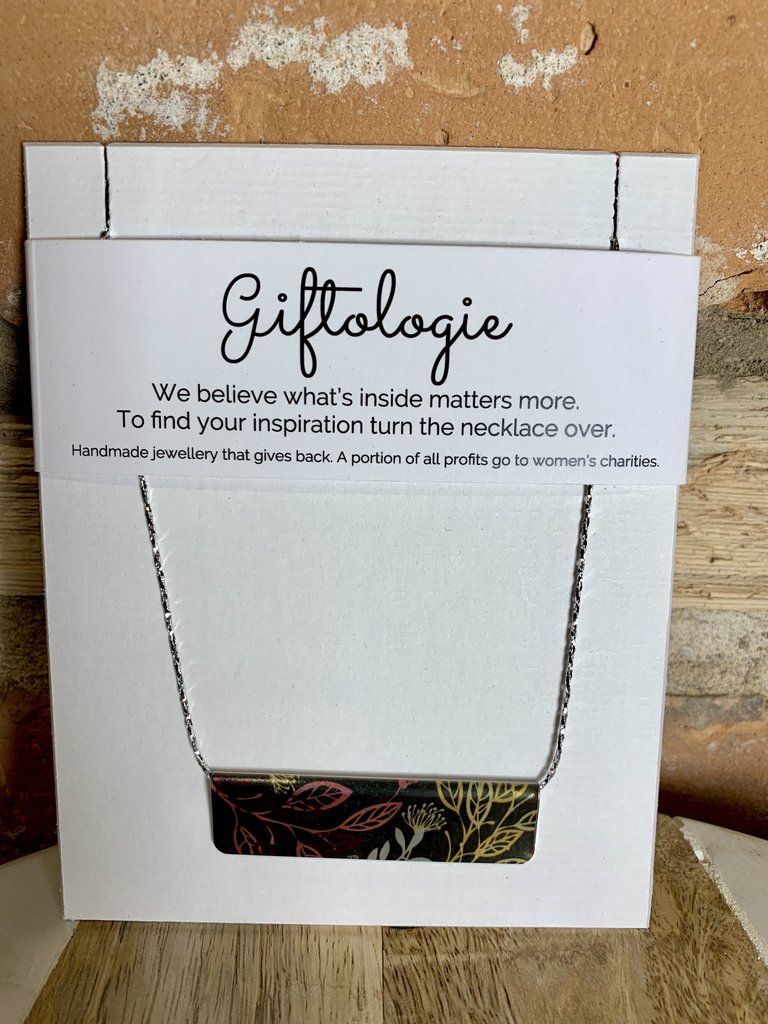 Giftologie Reversible Inspiring Word Necklaces
