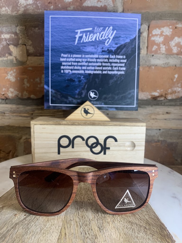 Proof Eyewear Ontario Wood Sunglasses