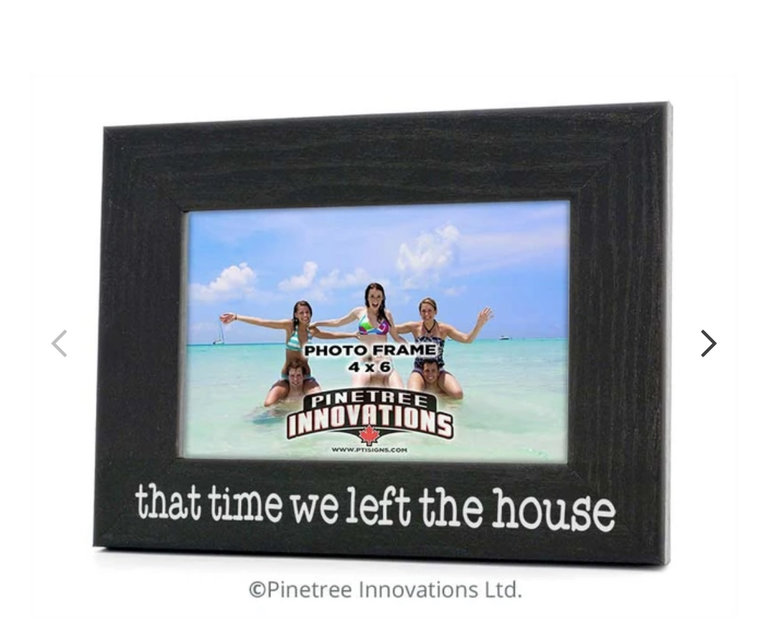 Pinetree innovations Black Picture Frame - 4 x 6