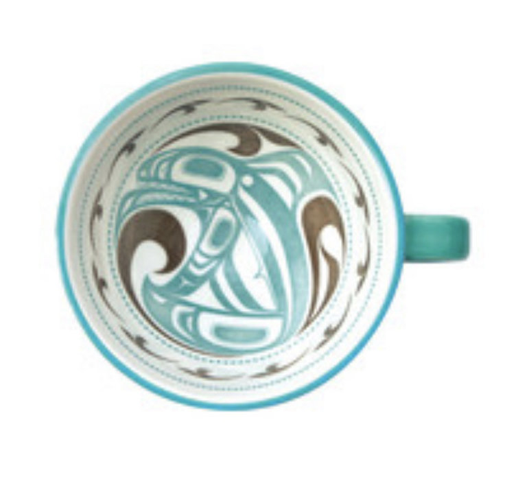 Native Northwest Porcelain Art Mug