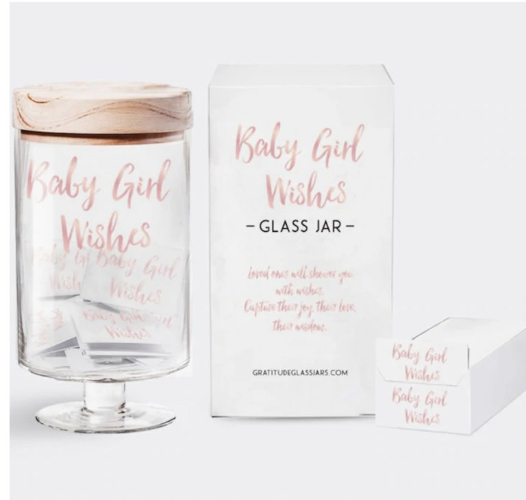 Gratitude Jars Baby Girl Wish Jar