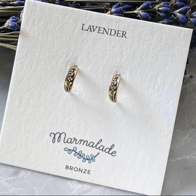 made by marmalade Lavender Earrings