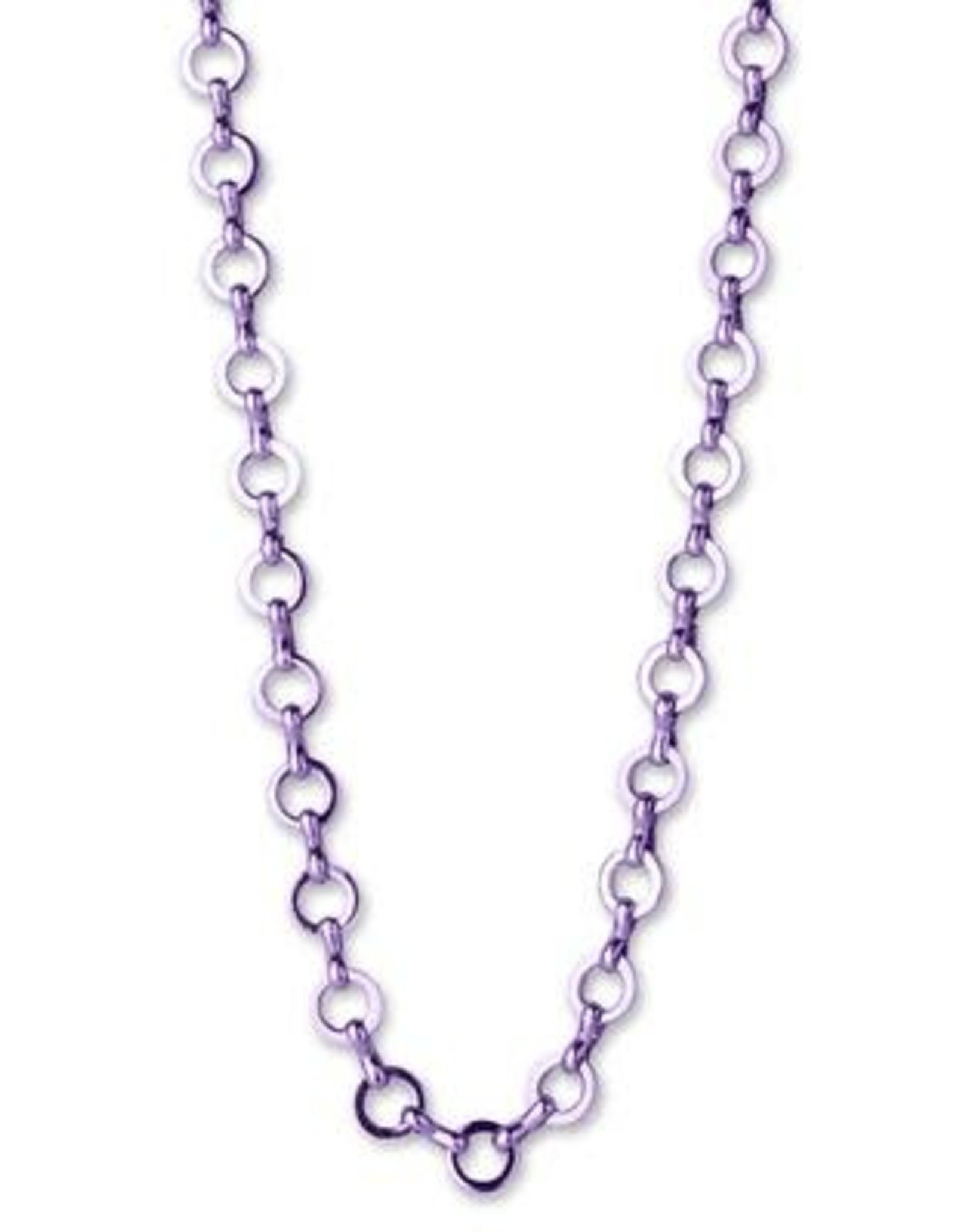 Charm It! Chain Necklace Purple OS