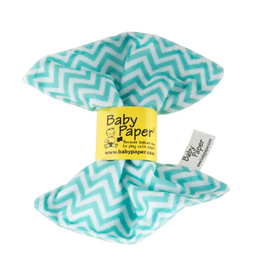 Baby Paper turq zig zag