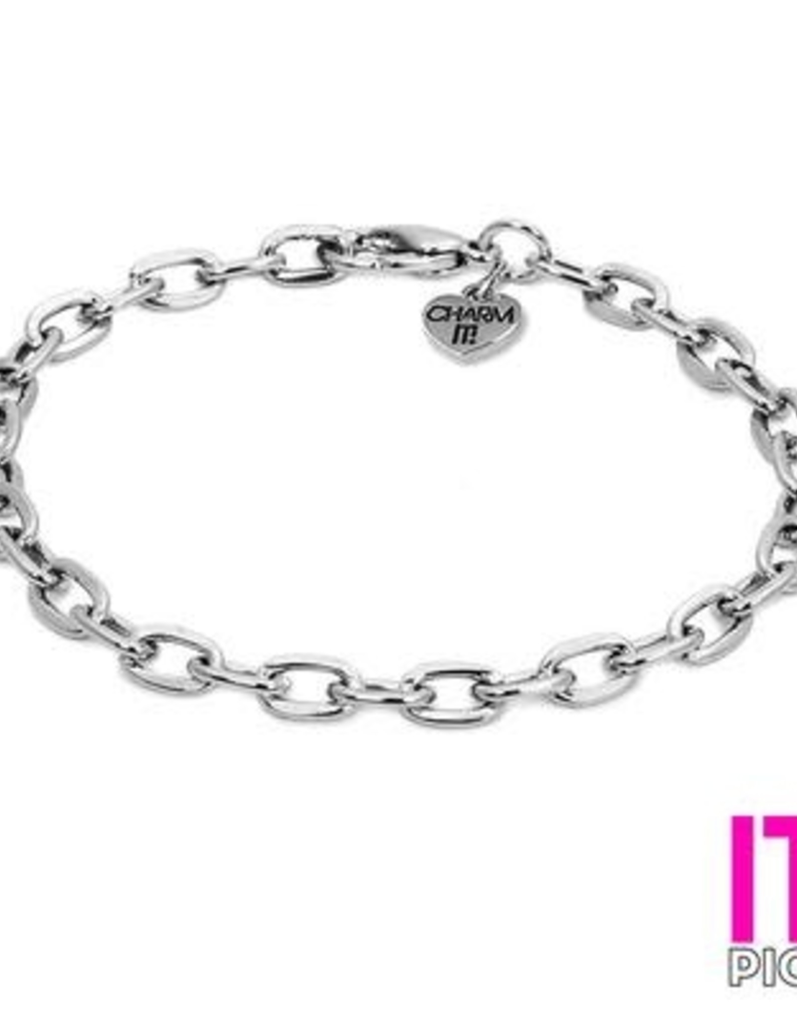 Charm It! Chain Bracelet Silver OS