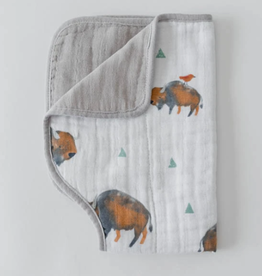 Little Unicorn Burp Cloth Bison