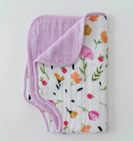 Little Unicorn Burp Cloth Berry Bloom