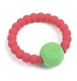 Chewbeads Mercer Rattle Punchy Pink