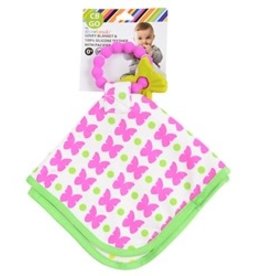 Chewbeads Lovey Blanket Butterfly