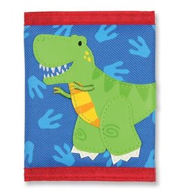 Stephen Joseph Wallet  Happy Dino, Red Trim