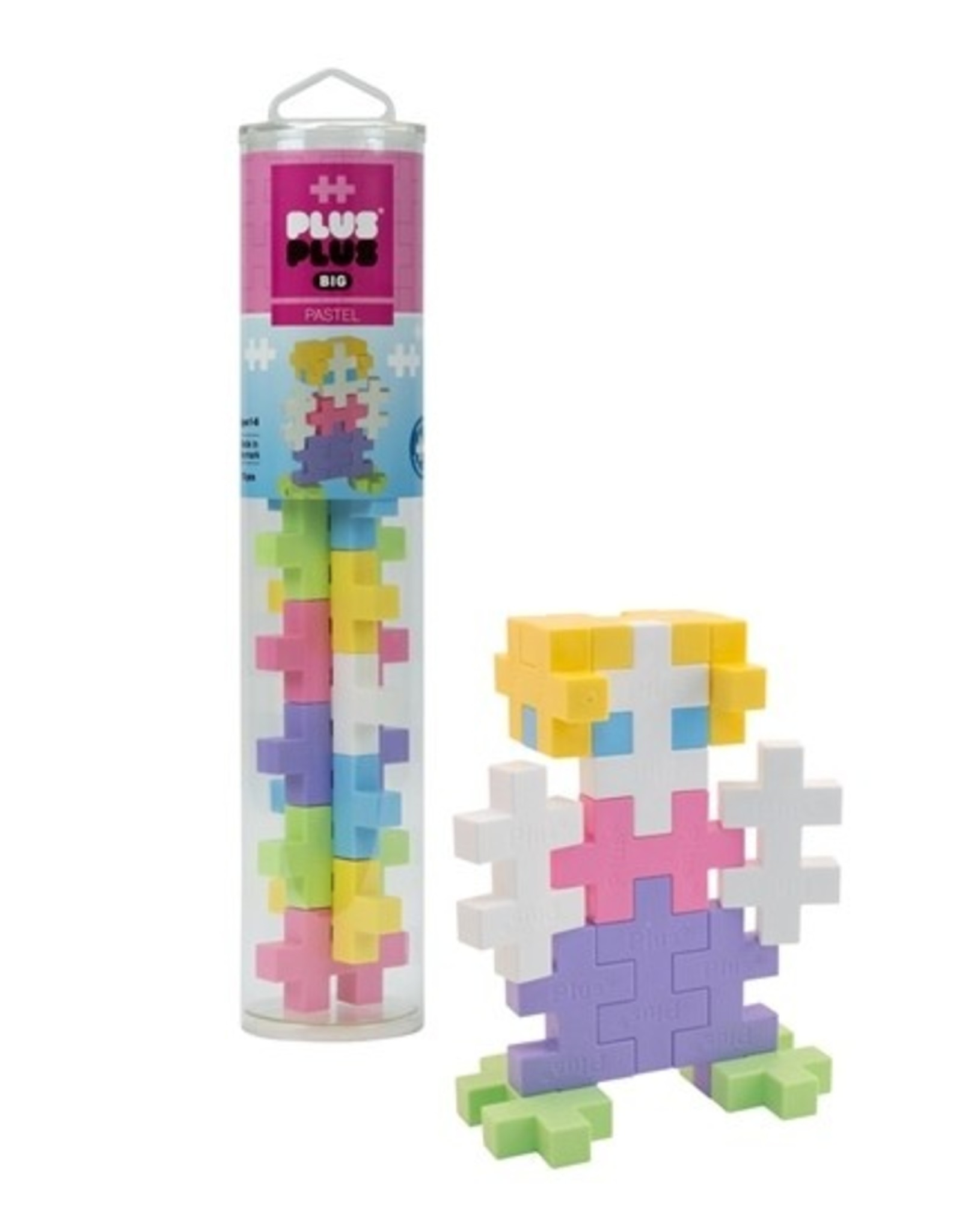 Plus-Plus Plus-Plus Tube 15 Pcs pastel big