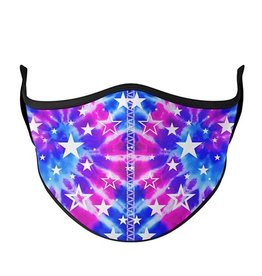 Top Trenz Fashion Face Mask, Large, Galaxy Tie Dye