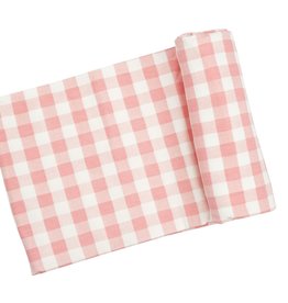Angel Dear Swaddle Blanket Gingham Pink