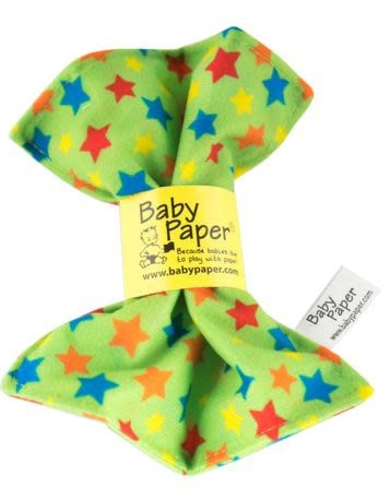 Baby Paper Green Stars