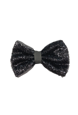 Bows Arts Baby Sparkle Bow Clip - Pewter