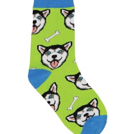 Socksmith Happy Husky Socks, Green